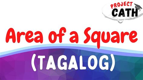 Area in Tagalog.